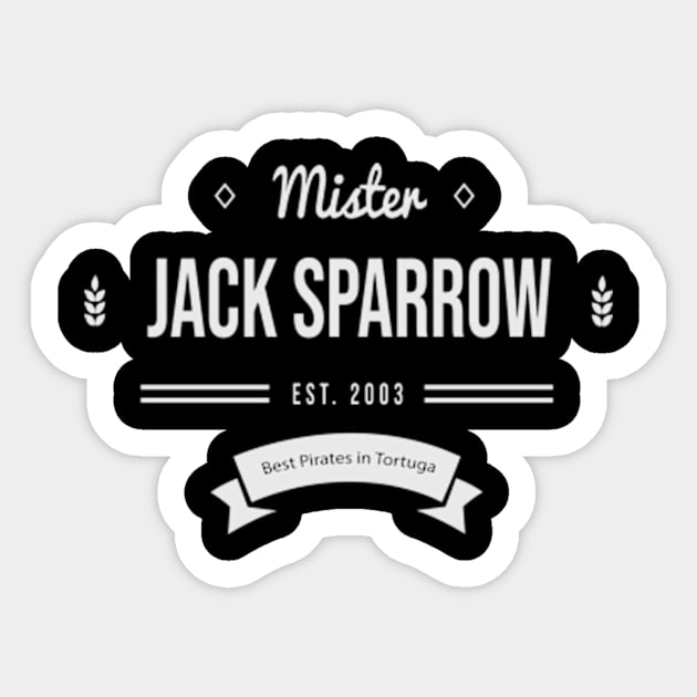 Mister Jack Sparrow Sticker by cindo.cindoan